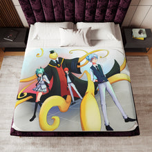 Load image into Gallery viewer, Assassination Classroom Koro-sensei, Karma Akabane, Nagisa Shiota, Kaede Kayano Sherpa Blanket