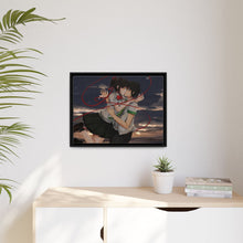 Load image into Gallery viewer, Anime Your Name. Canvas Framed Art Print