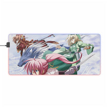 Load image into Gallery viewer, Magical Girl Lyrical Nanoha RGB LED Mouse Pad (Desk Mat)