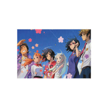 Load image into Gallery viewer, Anohana Meiko Honma, Jinta Yadomi, Naruko Anjou, Tetsudou Hisakawa, Chiriko Tsurumi Rug