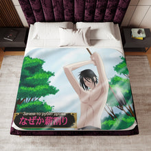 Load image into Gallery viewer, Black Butler Sherpa Blanket