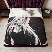 Load image into Gallery viewer, Shiro - Deadman Wonderland Sherpa Blanket