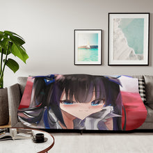 Load image into Gallery viewer, Is It Wrong To Try To Pick Up Girls In A Dungeon? Sherpa Blanket