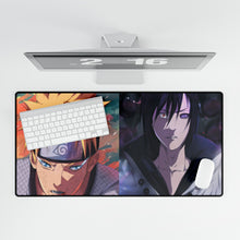 Load image into Gallery viewer, Naruto Uzumaki Vs Sasuke Uchiha Mouse Pad (Desk Mat)