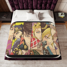 Load image into Gallery viewer, Anime Jojo's Bizarre Adventurer Sherpa Blanket