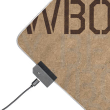 Load image into Gallery viewer, Cowboy Bebop Spike Spiegel RGB LED Mouse Pad (Desk Mat)