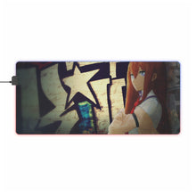 Load image into Gallery viewer, Steins;Gate Kurisu Makise RGB LED Mouse Pad (Desk Mat)