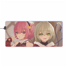 Load image into Gallery viewer, Koishi Komeiji & Satori Komeiji RGB LED Mouse Pad (Desk Mat)