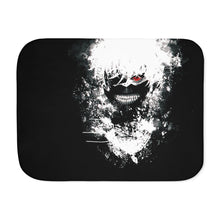 Load image into Gallery viewer, One side of ghoul Sherpa Blanket