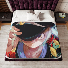 Load image into Gallery viewer, Anime Kill La Kill Sherpa Blanket
