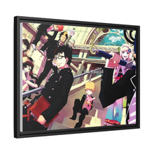 Load image into Gallery viewer, Blue Exorcist Rin Okumura, Yukio Okumura, Kuro, Shiemi Moriyama Canvas Framed Art Print
