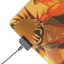Load image into Gallery viewer, My Hero Academia Izuku Midoriya, Katsuki Bakugou RGB LED Mouse Pad (Desk Mat)