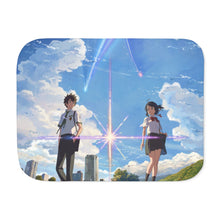 Load image into Gallery viewer, Taki and Mitsuha (Your Name) Sherpa Blanket