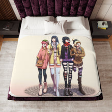 Load image into Gallery viewer, Anime Kill La Kill Sherpa Blanket