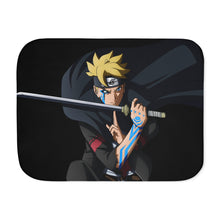 Load image into Gallery viewer, Boruto Sherpa Blanket