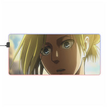 Load image into Gallery viewer, Gold Hair x Blue Eyes RGB LED Mouse Pad (Desk Mat)