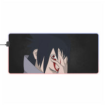 Load image into Gallery viewer, Naruto - Sasuke Uchiha RGB LED Mouse Pad (Desk Mat)