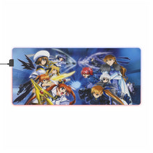 Load image into Gallery viewer, Magical Girl Lyrical Nanoha RGB LED Mouse Pad (Desk Mat)