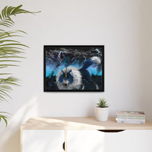 Load image into Gallery viewer, Tempest Wolf Canvas Framed Art Print