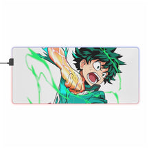 Load image into Gallery viewer, My Hero Academia Izuku Midoriya RGB LED Mouse Pad (Desk Mat)