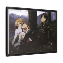 Load image into Gallery viewer, Asuna and Kirito Canvas Framed Art Print