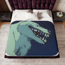 Load image into Gallery viewer, Anime Princess Mononoker Sherpa Blanket