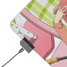 Load image into Gallery viewer, Gabriel DropOut Satanichia Kurumizawa Mcdowell, Gabriel Tenma White, Vignette Tsukinose April, Raphiel Shiraha Ainsworth RGB LED Mouse Pad (Desk Mat)