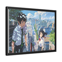 Load image into Gallery viewer, Anime Your Name. Canvas Framed Art Print