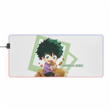 Load image into Gallery viewer, My Hero Academia Izuku Midoriya RGB LED Mouse Pad (Desk Mat)