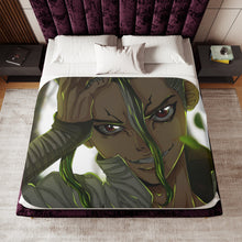 Load image into Gallery viewer, Dr. Stone Sherpa Blanket