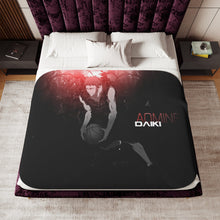 Load image into Gallery viewer, Kuroko's Basketball Daiki Aomine Sherpa Blanket