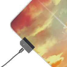 Load image into Gallery viewer, Gon and Killua walking at a beautiful sunset RGB LED Mouse Pad (Desk Mat)
