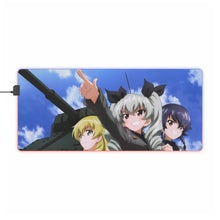 Load image into Gallery viewer, Girls und Panzer RGB LED Mouse Pad (Desk Mat)