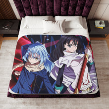 Load image into Gallery viewer, Rimuru Tempest and Shizue Izawa Sherpa Blanket