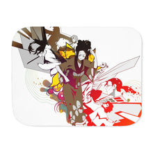Load image into Gallery viewer, Anime Samurai Champloor Sherpa Blanket