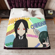 Load image into Gallery viewer, Anime Black Butler Sherpa Blanket