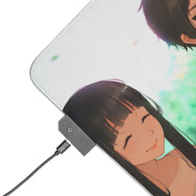 Load image into Gallery viewer, Hyouka Eru Chitanda, Satoshi Fukube, Mayaka Ibara RGB LED Mouse Pad (Desk Mat)