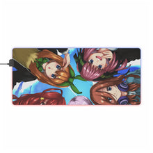 Load image into Gallery viewer, The Quintessential Quintuplets RGB LED Mouse Pad (Desk Mat)