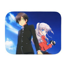 Load image into Gallery viewer, Yū Otosaka and Nao Tomori Together Sherpa Blanket