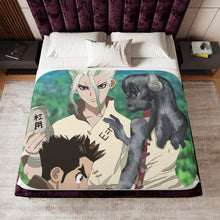 Load image into Gallery viewer, Anime Dr. Stone Sherpa Blanket