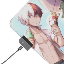 Load image into Gallery viewer, My Hero Academia Izuku Midoriya, Katsuki Bakugou RGB LED Mouse Pad (Desk Mat)