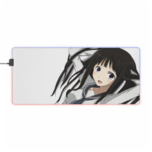 Load image into Gallery viewer, Eru Chitanda smiling RGB LED Mouse Pad (Desk Mat)