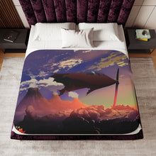 Load image into Gallery viewer, Tengen Toppa Gurren Lagann Sherpa Blanket