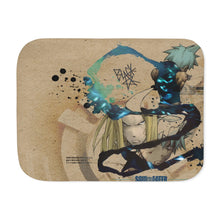 Load image into Gallery viewer, Soul Eater - Black?Star Sherpa Blanket