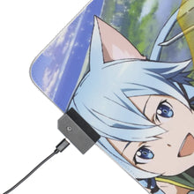Load image into Gallery viewer, Kirito, Sinon, Asuna and Leafa RGB LED Mouse Pad (Desk Mat)