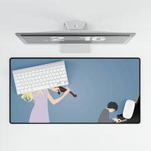 Load image into Gallery viewer, Kaori and Arima Mouse Pad (Desk Mat)
