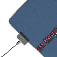 Load image into Gallery viewer, Glass Heart Princess RGB LED Mouse Pad (Desk Mat)