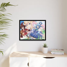 Load image into Gallery viewer, Aqua, Megumin and Darkness Canvas Framed Art Print