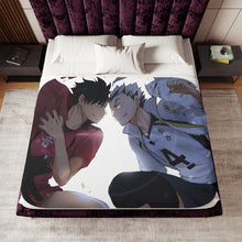 Load image into Gallery viewer, Fukurodani Academy vs Nekoma High School Sherpa Blanket