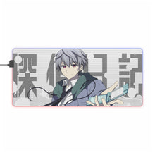 Load image into Gallery viewer, Mirai Nikki Aru Akise RGB LED Mouse Pad (Desk Mat)